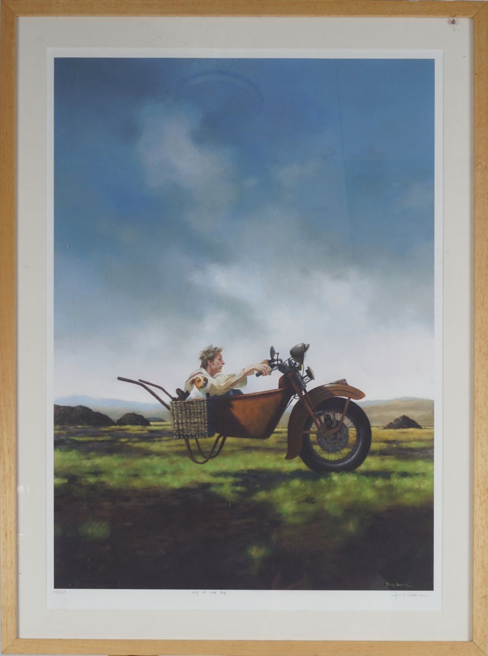 Artwork by Jimmy Lawlor, Hog in the bog, Made of limited edition print