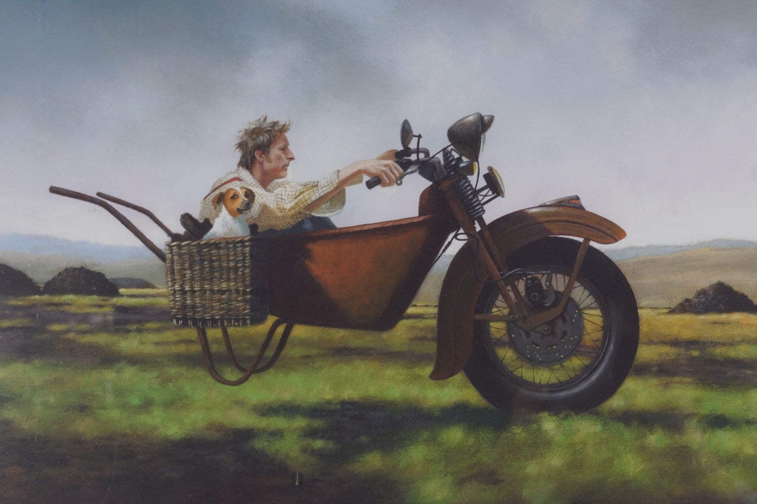 Artwork by Jimmy Lawlor, Hog in the bog, Made of limited edition print