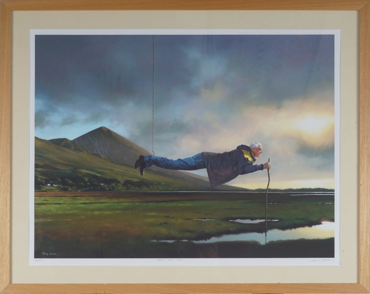 Artwork by Jimmy Lawlor, Faith and hope, Made of limited edition print