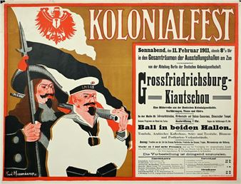Event poster Colonial ball Berlin 1911 - Kurt Hassenkamp