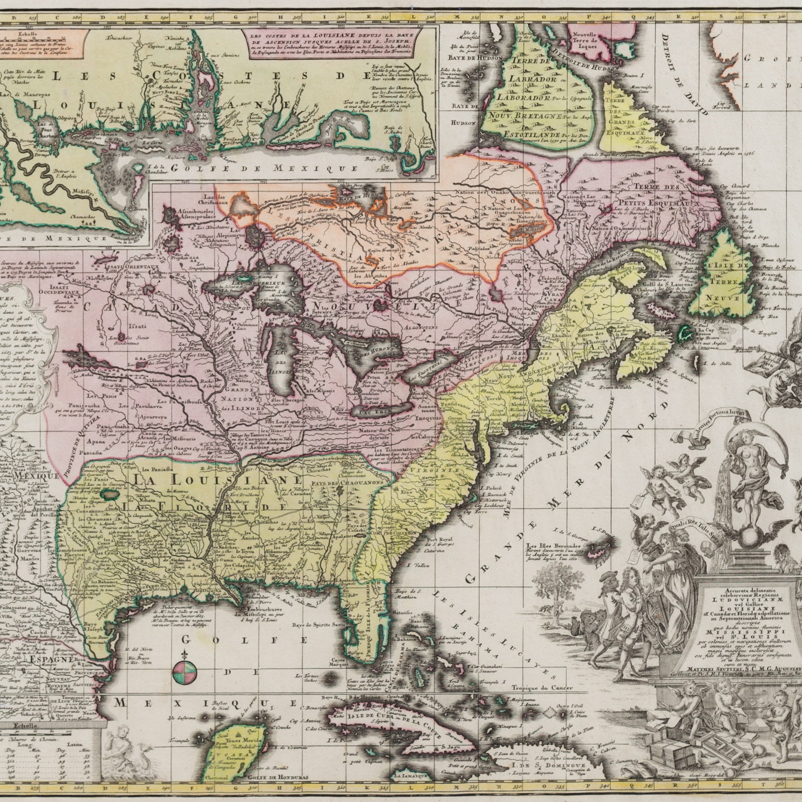 Georg Matthäus Seutter | Circa 1730 Map of America (1678) | MutualArt