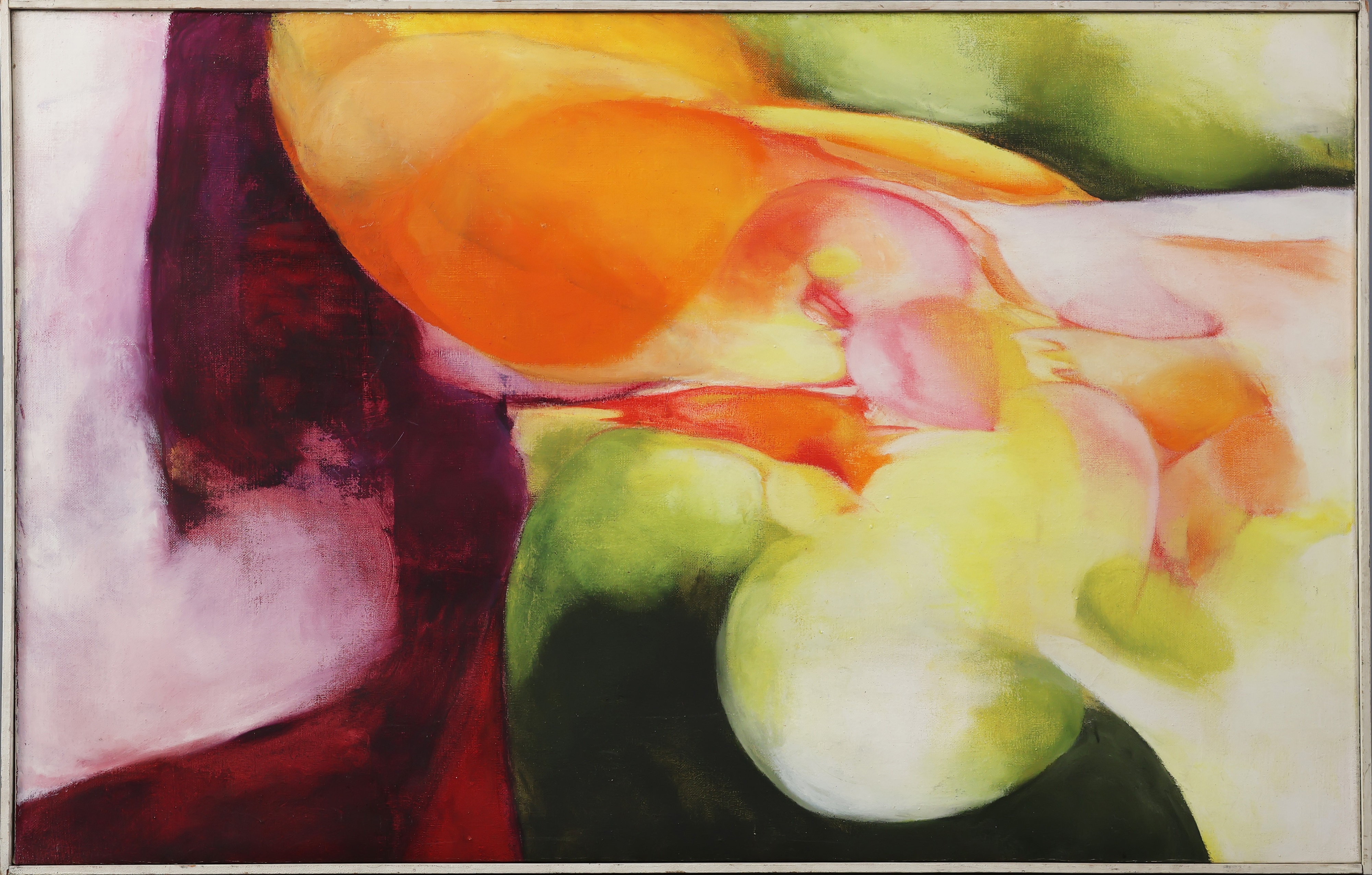 Artwork by Heidi Birgfeld-Haselmayer, Informelle Komposition, Made of Öl auf Leinwand