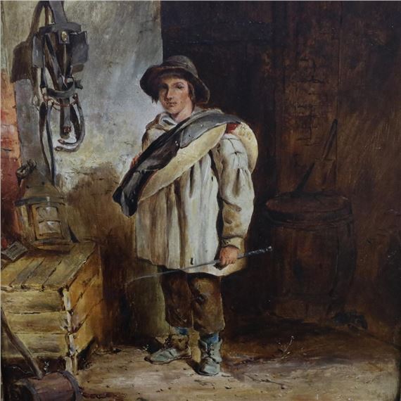 farmhand in a stable, un - Frederick George Pasmore