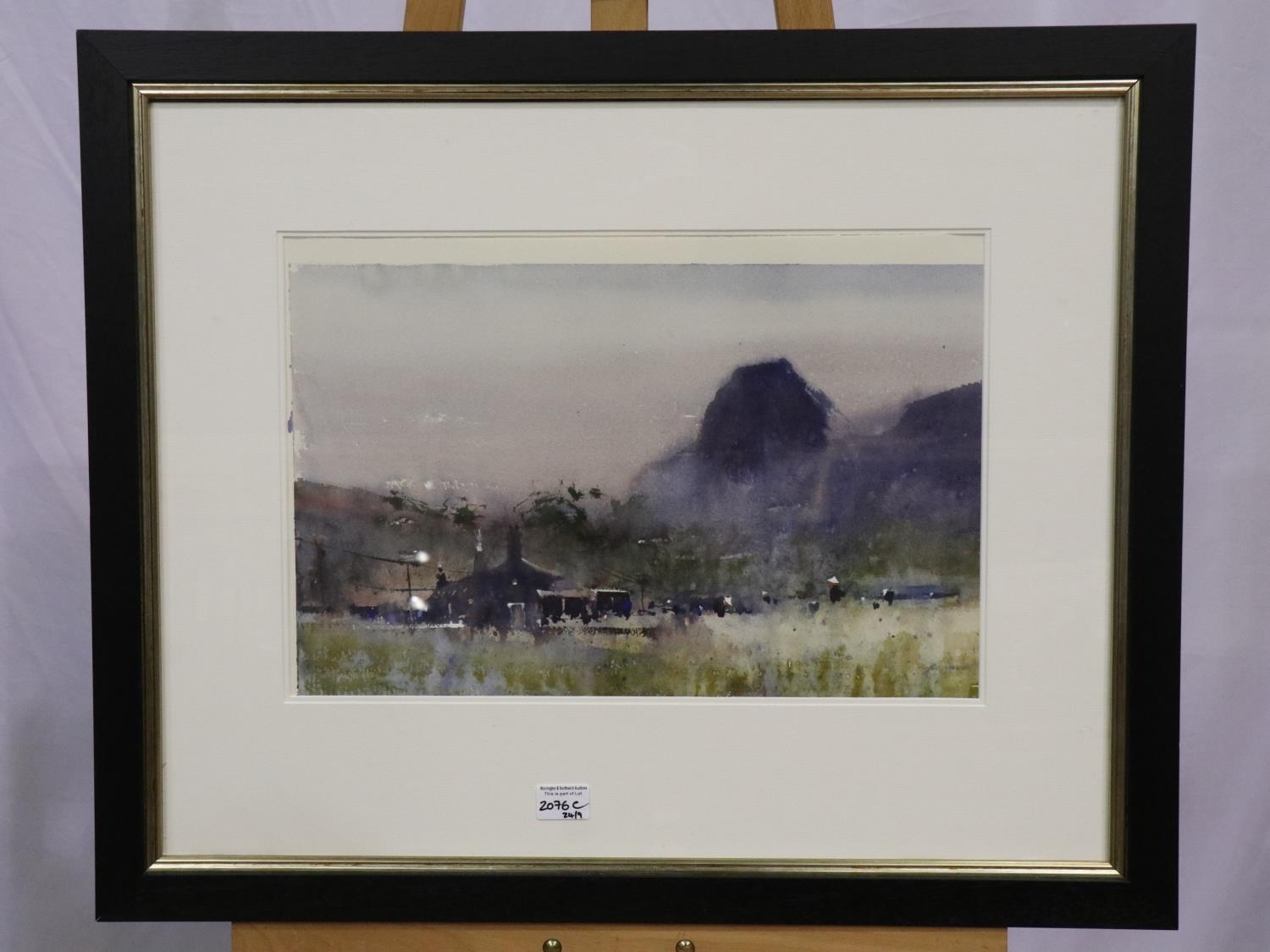 Artwork by Steve Rigby, Field Workers Koh Chang, Thailand, Made of watercolour