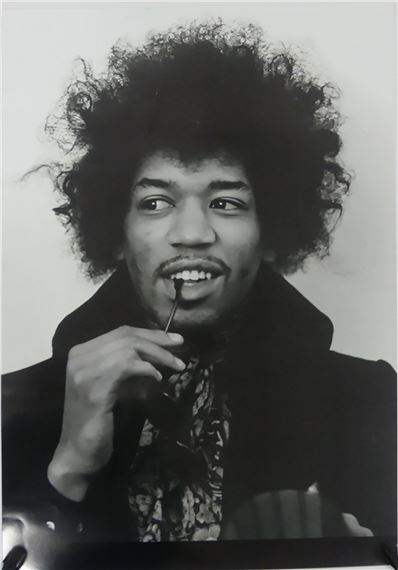 Jimi Hendrix with sunglasses photo print by Jimi Hendrix