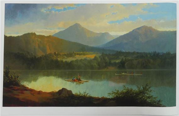 WESTERN LANDSCAPE - John Mix Stanley