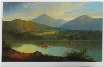 WESTERN LANDSCAPE - John Mix Stanley