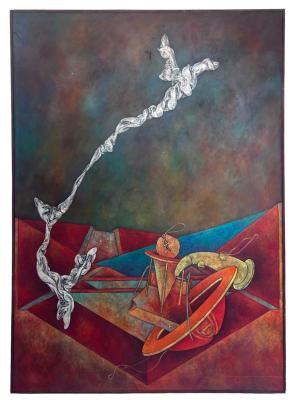 Ancora un altro movimento ruotando tutt’intorno by Luciano Radicati, 1989