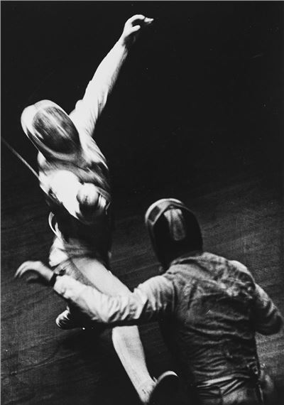 Fencing , 1960 by Lev Borodulin, printed in 1970s