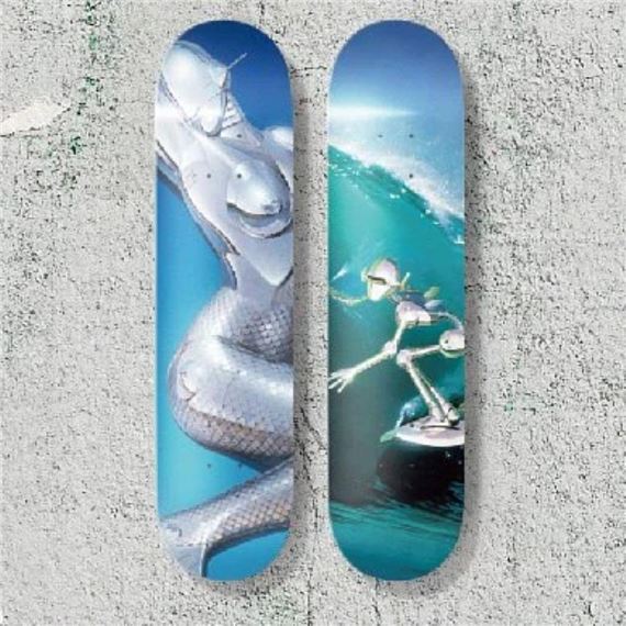 XLARGE×SORAYAMA SKATEDECK 空山基スケートデッキ（XLARGE