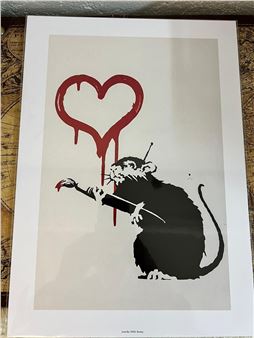 Banksy | Love Rat | MutualArt