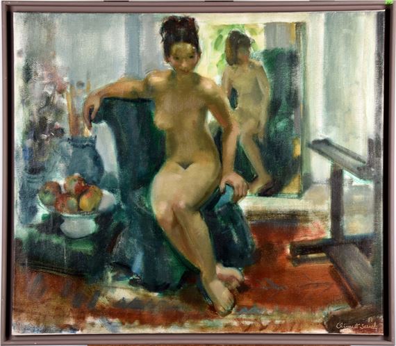 Modèle dans l'atelier