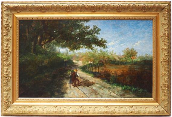 Paul VALANTIN (1839-1877)
Personnages sur chemin,1863
Huile sur p... by Paul Valantin, 1863