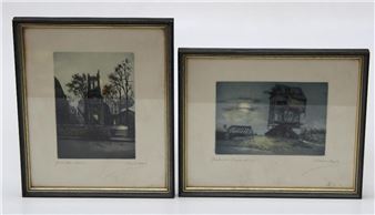 Maurice Augis etching with aquatint - Maurice Augis