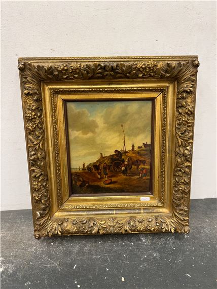 'Bord de mer animé' by Isack van Ostade