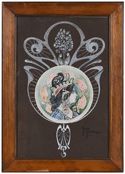 Design for a hand mirror - Maurice Boutterin