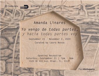 Amanda Linares: Yo vengo de todas partes, y hacia todas partes voy - Piero Atchugarry Gallery, Miami