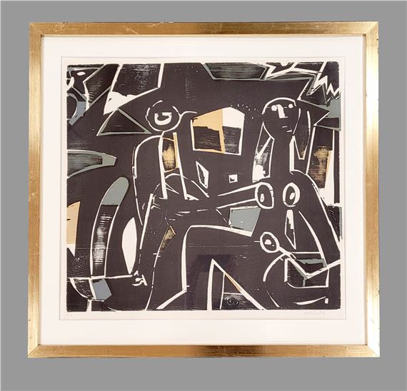 Herbst by HAP  Grieshaber, 1964