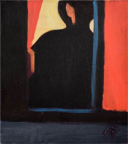 Robert Hammerstiel | Figur am Fenster, (1988) | MutualArt