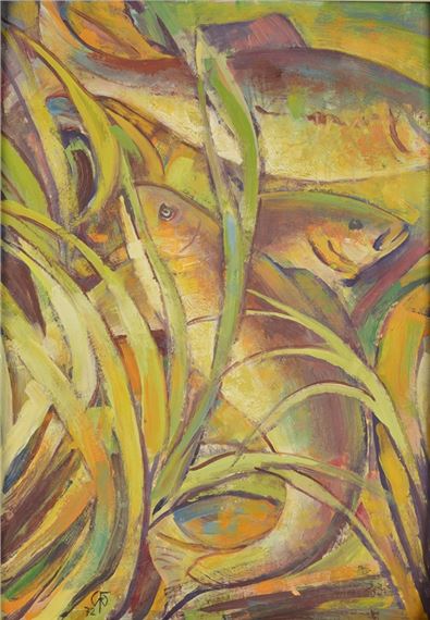 Fische im Tang - Werner Fechner