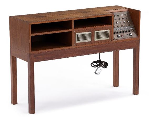 Rud. Rasmussen | Hallway console of rosewood and teak with build in ...