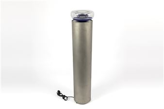 VAN BAKEL SIMONE (° 1966) (NL) sculptuur in metaal en glas (met verlichting) - Simone van Bakel