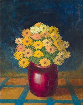 Margaretki w wazonie, 1983 - Zenon Radke