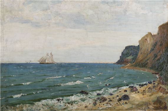 Klif w Orłowie, 1928 by Albert Lipczinski, 1928