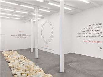Richard Long: Dry Walk - Bernier / Eliades, Brussels