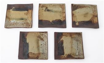 Toshiko Takaezu Glazed Stoneware Plates, 5 - Toshiko Takaezu
