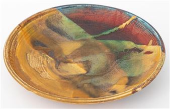 Toshiko Takaezu Glazed Porcelain Charger - Toshiko Takaezu
