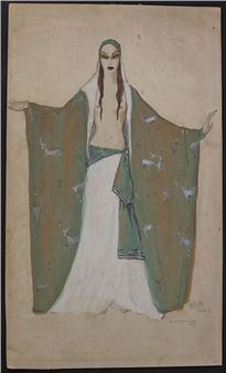 Studienskizze zur Tragödie 'Judith' / A study sketch of the tragedy 'Judith' - Wladimir Siegfried