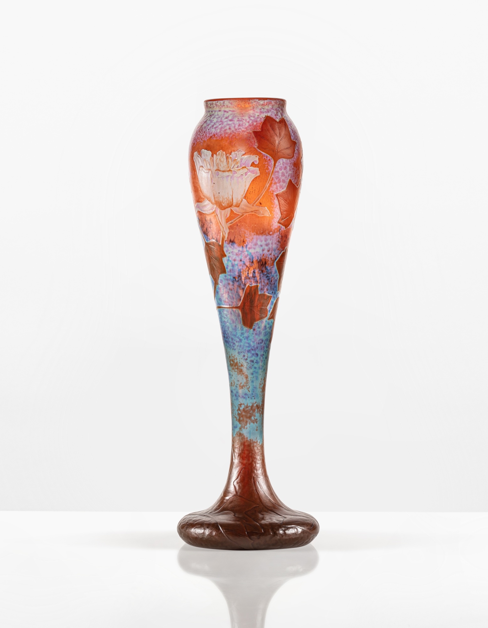 Vase En Bois En Forme De Tulipe - 20 Cm De Haut, Vintage Et Authentique