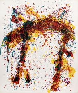 Toward Disappearance by Sam Francis, 1973