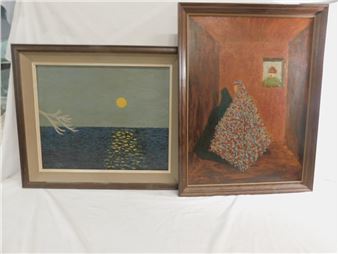 Seascape with dead Tree - Joseph D. Sine