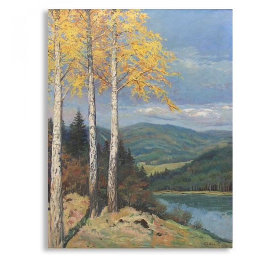 PARTIE ZE ŠUMAVY-VELKÝ FORMÁT by Robert F. Wacík, 1933