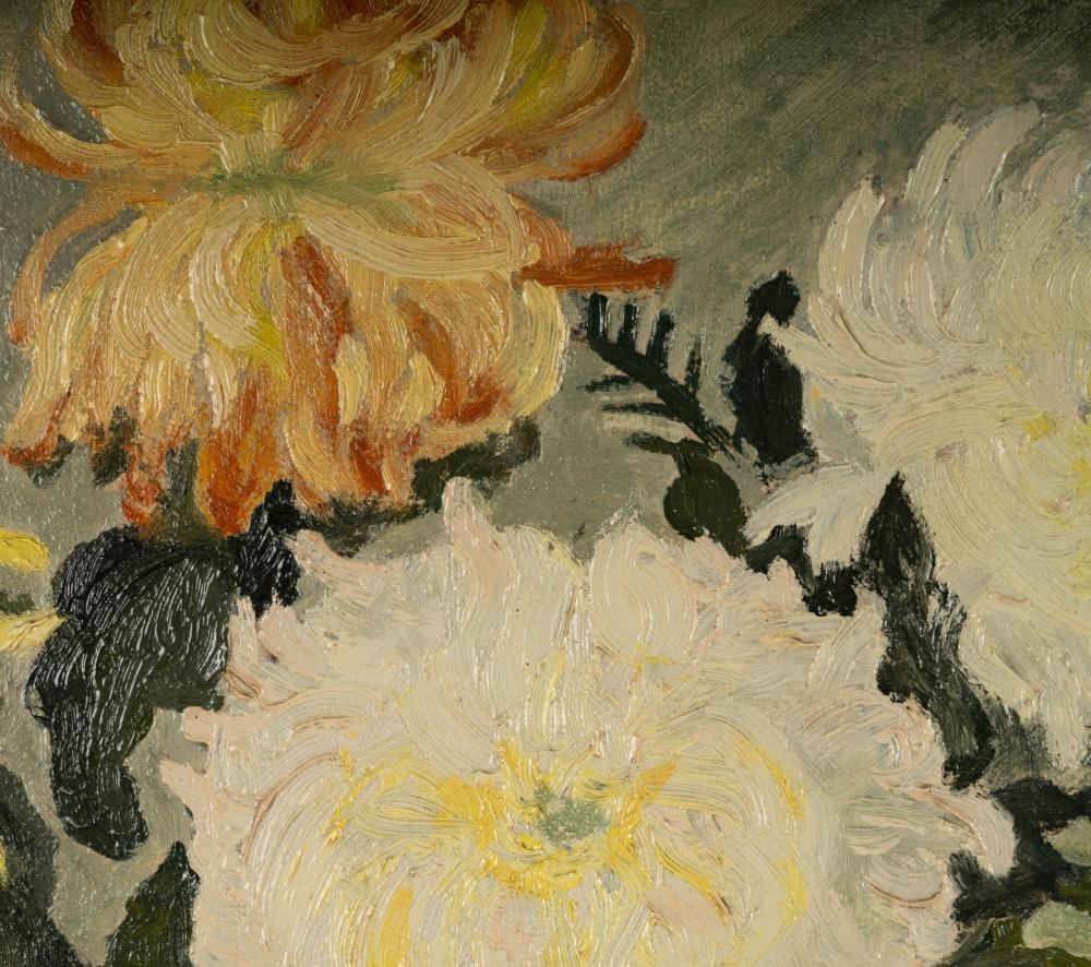 Jane Peterson | American School: Still Life with Flowers and Fruit ...