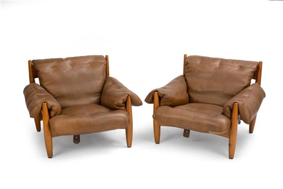 Two armchairs, "Sheriff" model. by Sergio Rodriguez, 1927