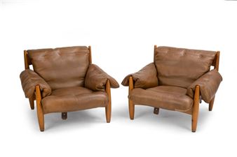 Two armchairs, "Sheriff" model. - Sergio Rodriguez