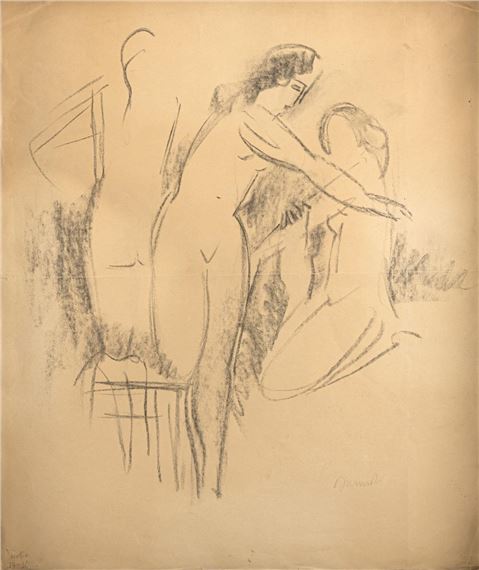 Figure study, c. by Willi Baumeister, circa 1920