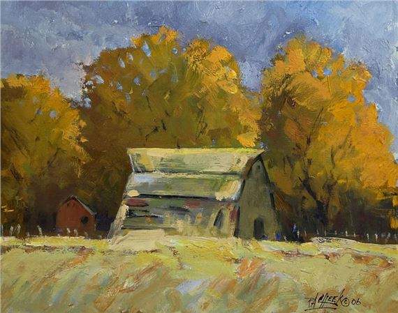 Ron Allen Cheek  Oil On Canvas by Ron Allen Cheek