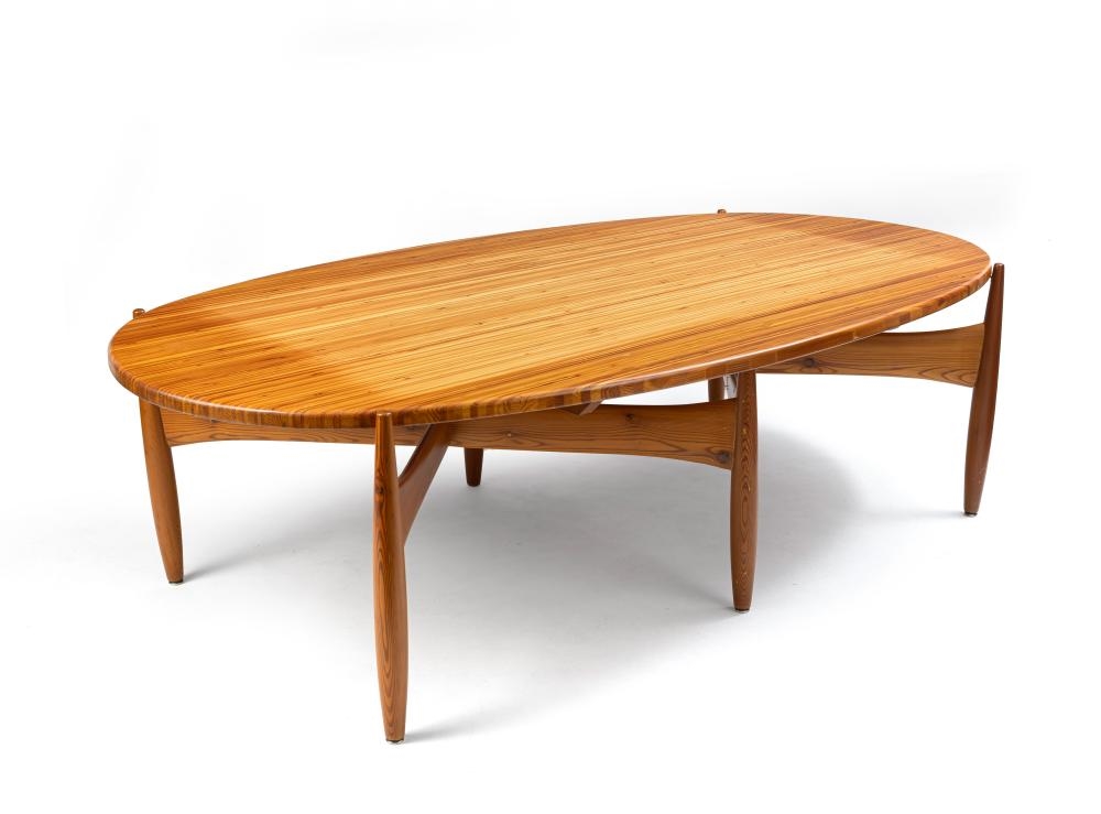 Artwork by Sergio Rodriguez, Large table, "Sheriff" model., Made of pine