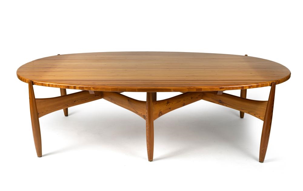 Artwork by Sergio Rodriguez, Large table, "Sheriff" model., Made of pine
