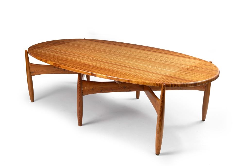 Artwork by Sergio Rodriguez, Large table, "Sheriff" model., Made of pine