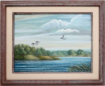 ROBERT BUTLER JR. FLORIDA ARTIST PINTAIL DUCKS - Robert Butler Jr