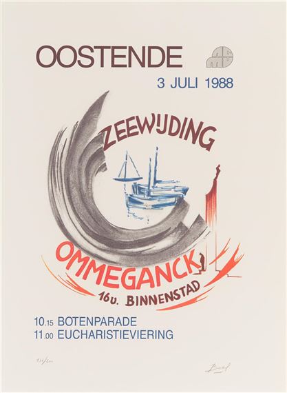Oostende Zeewijding 3 juli 1988 by Maurice Boel, 1988