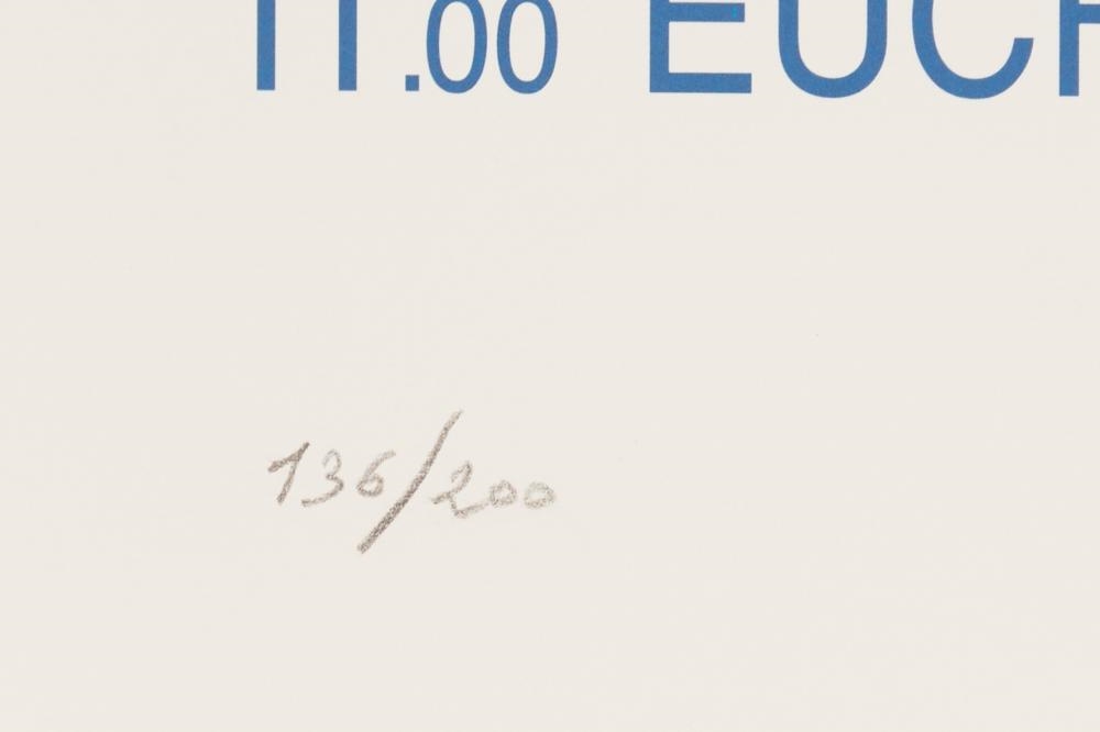 Artwork by Maurice Boel, Oostende Zeewijding 3 juli 1988