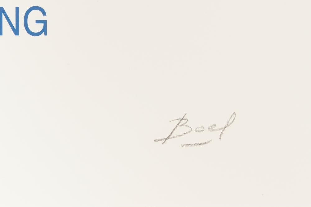 Artwork by Maurice Boel, Oostende Zeewijding 3 juli 1988