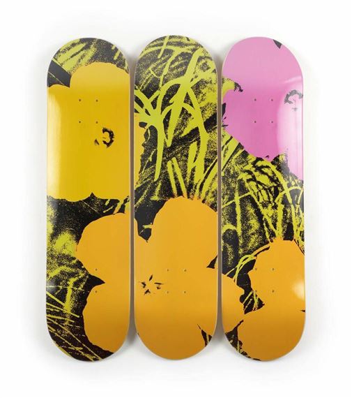 Deck De Skateboard Andy Warhol « Skull White » - Édition Limitée à 100 Ex., Neuf Avec Certificat