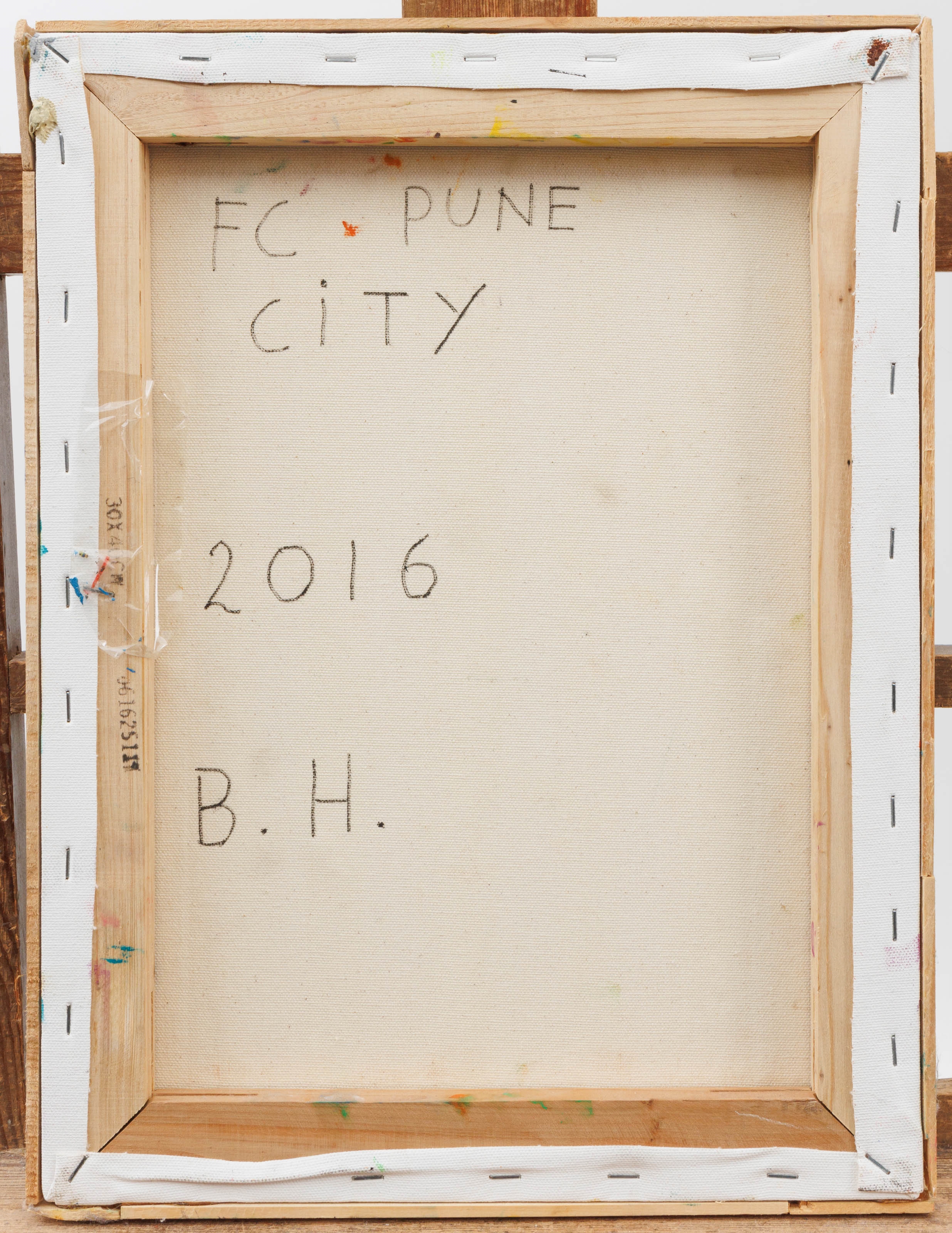 Artwork by Bert Huyghe, FC Pune City, Made of Oil on canvas